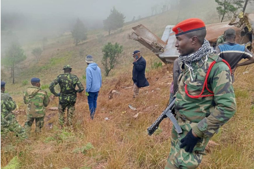 Malawi: Abashakashatsi babonye ibisigazwa by’indege yari itwaye visi perezida reba amafoto