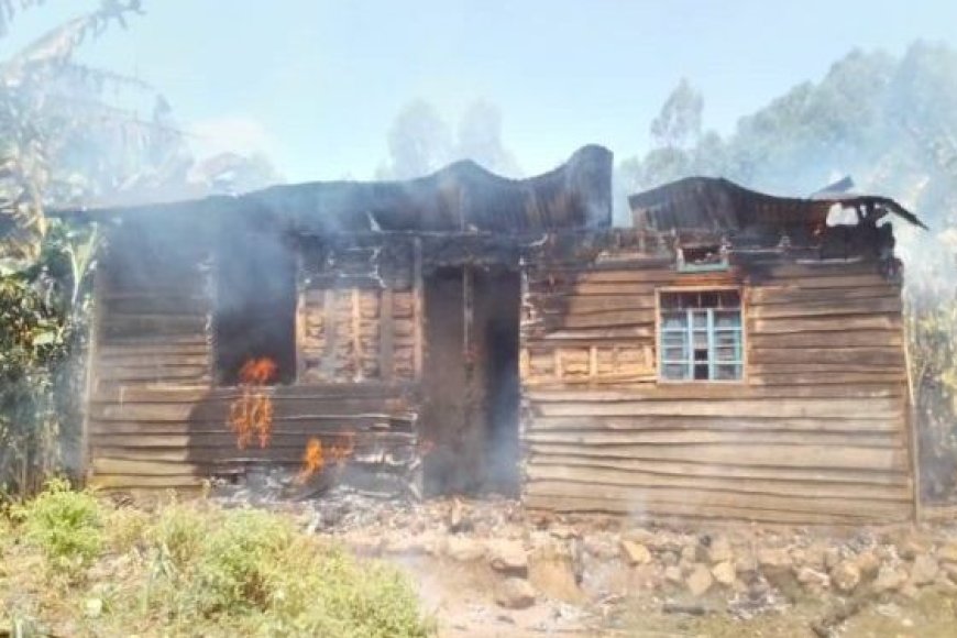 Nyamasheke: Inzu yahiye irakongoka ibyarimo byose bitikiriramo