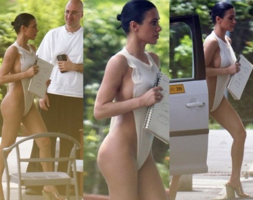 Umugore wa Kanye West yongeye gusubira mu ruhame yambaye ubusa[AMAFOTO]