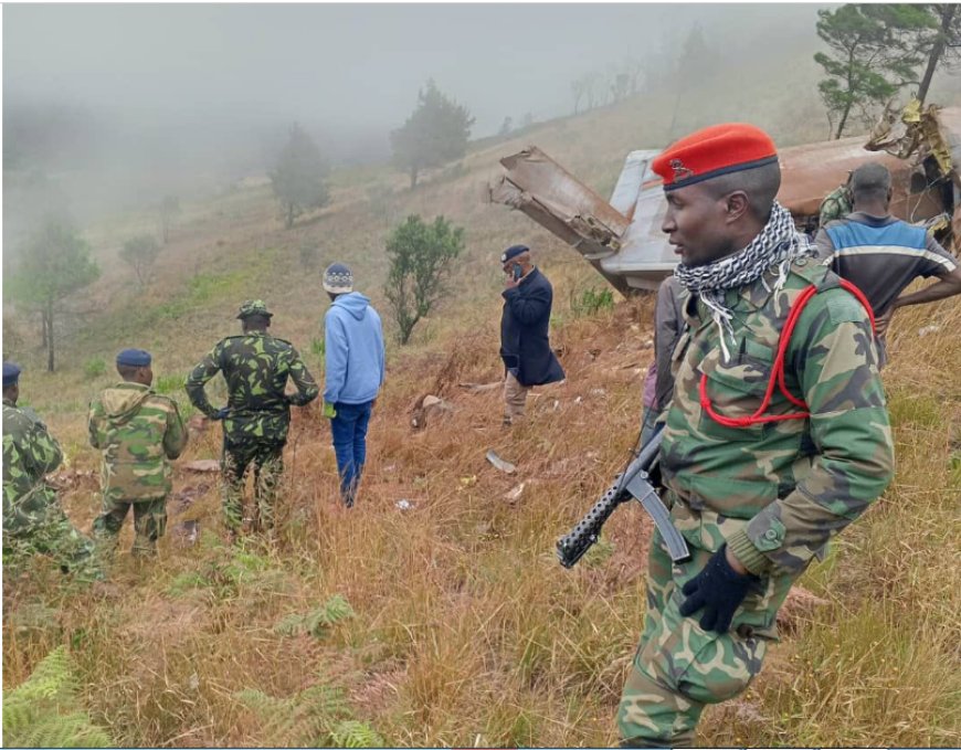 Malawi: Abashakashatsi babonye ibisigazwa by’indege yari itwaye visi perezida reba amafoto