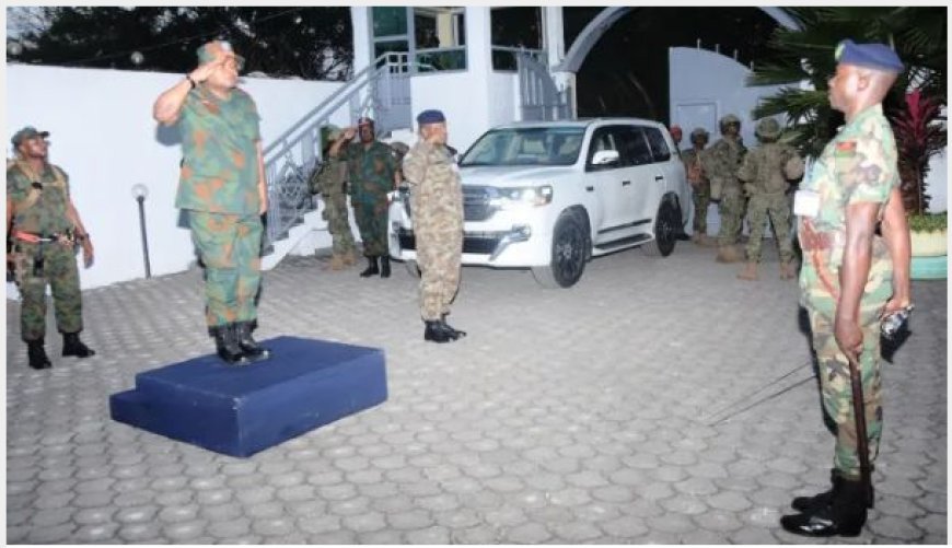 Umugaba mukuru w’Ingabo za Repubulika ya demokarasi ya Congo, yagiriye uruzinduko rudasanzwe i Goma, menya ibyarwo