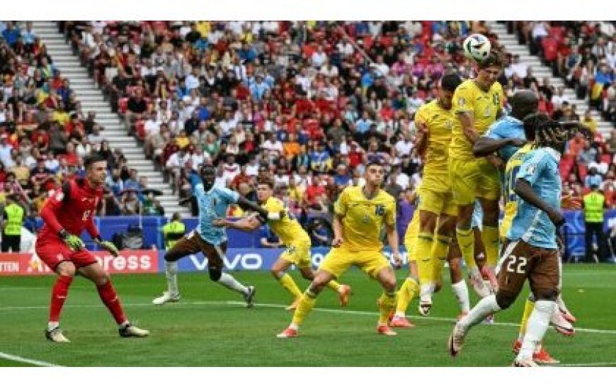 Euro 2024: Ikipe y'igihugu ya Ukraine yanganyije n’ikipe y'igihugu cy'u Bubiligi, yandika amateka mashya