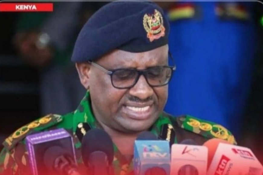 Kenya: Umuyobozi ukomeye wa Polisi yeguye igitaraganya