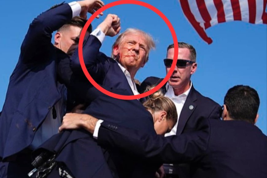 Donald Trump wabaye Perezida wa Leta Zunze Ubumwe za Amerika, yarashwe ubwo yari mu bikorwa byo kwiyamamaza