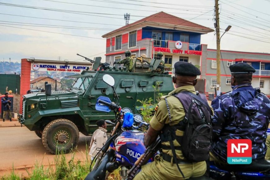 Kampala: Abapolisi ndetse n'abasirikare ntiba kiryama baryamiye amajanja