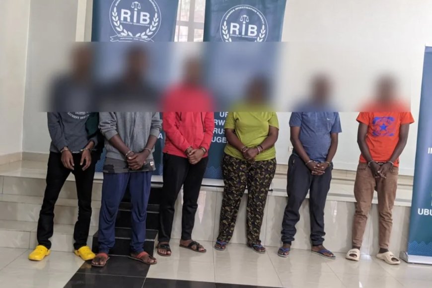 RIB yerekanye abantu 7 biyemeje kurya utwabandi! Bibye Banki yo mu Rwanda miliyoni 100 Frw