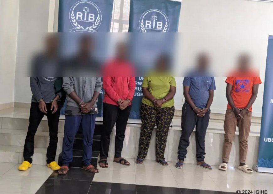 RIB yerekanye abantu 7 biyemeje kurya utwabandi! Bibye Banki yo mu Rwanda miliyoni 100 Frw