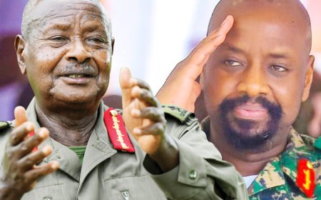 Umugaba Mukuru w’Ingabo za Uganda, Gen Muhoozi Kainerugaba yitabaje se Museveni