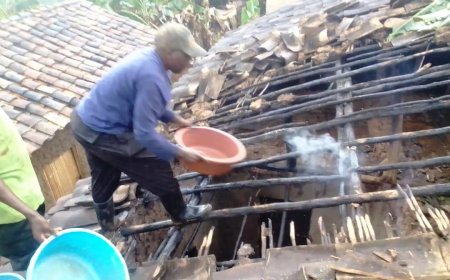 Huye: Inkuba yakubise inzu irashya irakongoka ndetse ikubita n’abana batatu