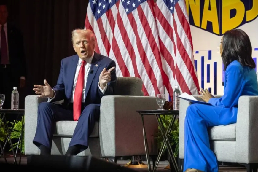 Igisubizo Donald Trump yasubije umunyamakuru cyafashwe nabi ubwo y'ibasiraga abanyafurika