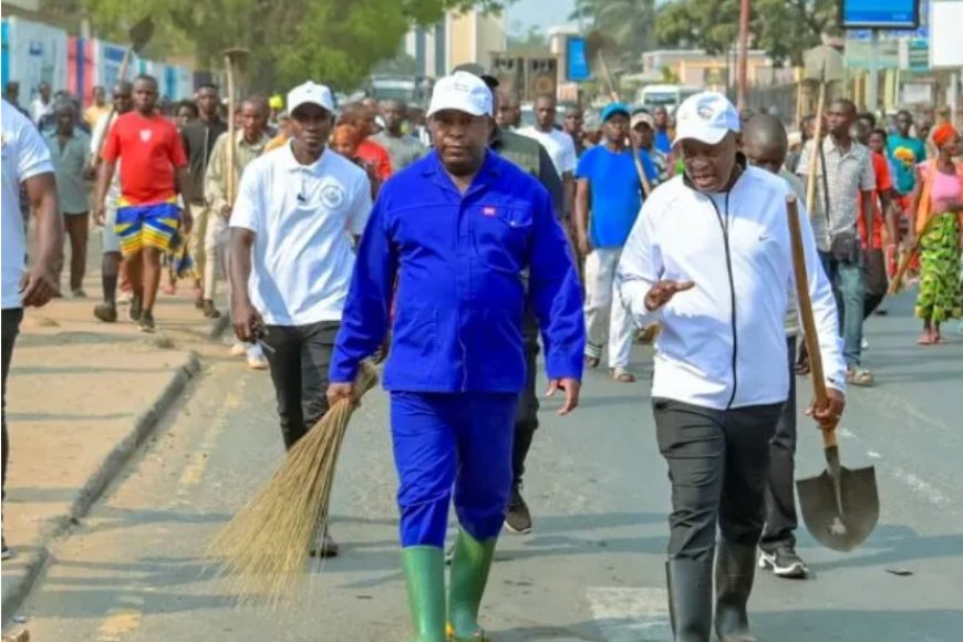 Burundi: Perezida Ndayishimye yagiye kwikuburira umwanda wari umaze kuzura muri za Minisiteri