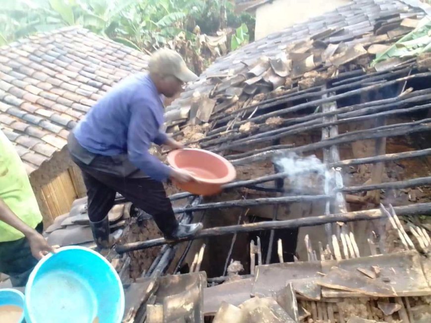 Huye: Inkuba yakubise inzu irashya irakongoka ndetse ikubita n’abana batatu