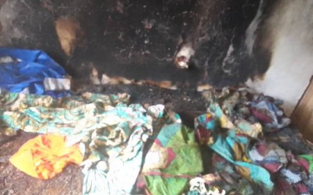 Nyamasheke: Inzu y’umuryango w’abantu 7 yafashwe n’inkongi y’umuriro irakongoka