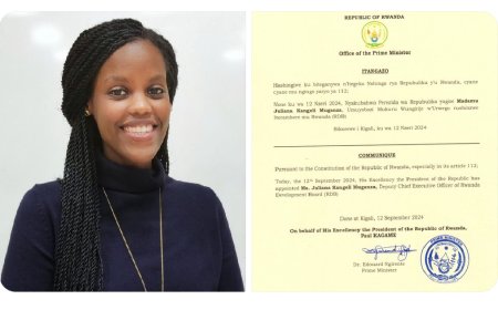 Itangazo riturutse mu Biro bya Minisitiri w’Intebe none kuwa 12 Nzeri 2024