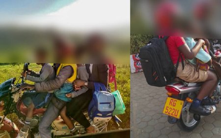 Polisi y’u Rwanda yihanangirije abamotari bubuye ingeso yo gutwara abantu barenze umwe kuri moto no gutwara imizigo irenze ubushobozi bwa moto