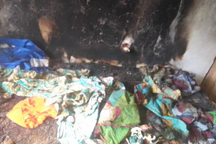 Nyamasheke: Inzu y’umuryango w’abantu 7 yafashwe n’inkongi y’umuriro irakongoka