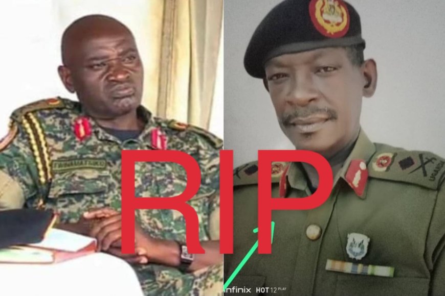 Aba Jenerali babiri ba Uganda bapfuye bazize impanuka y’imodoka
