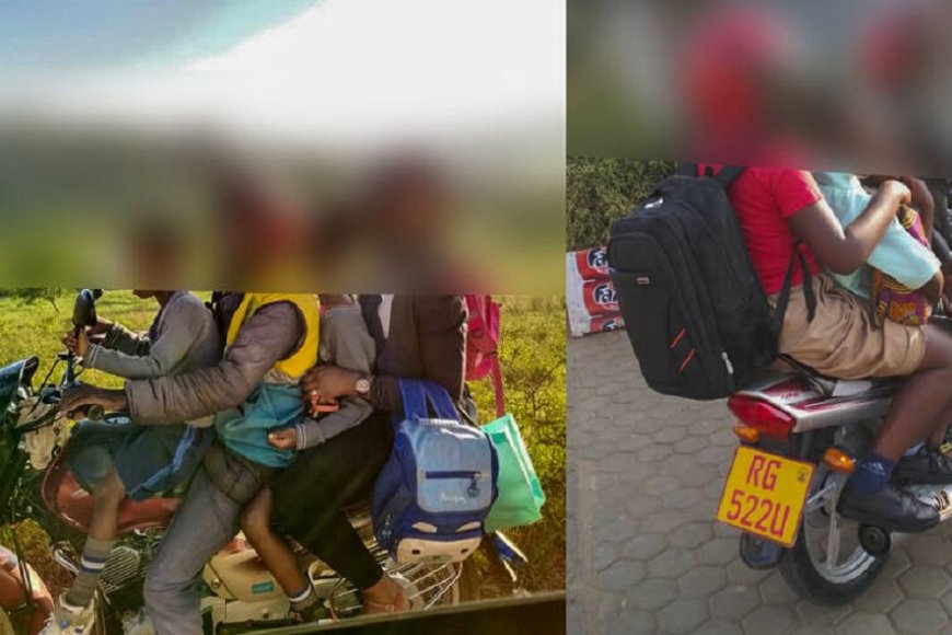 Polisi y’u Rwanda yihanangirije abamotari bubuye ingeso yo gutwara abantu barenze umwe kuri moto no gutwara imizigo irenze ubushobozi bwa moto