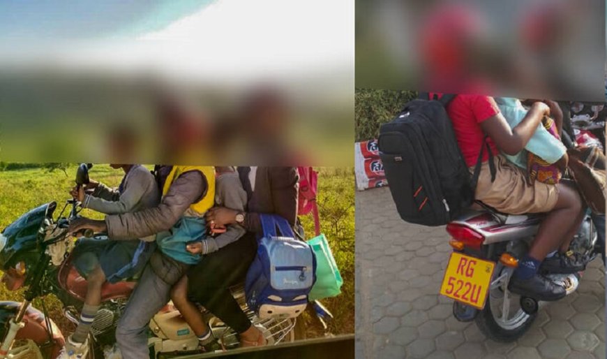 Polisi y’u Rwanda yihanangirije abamotari bubuye ingeso yo gutwara abantu barenze umwe kuri moto no gutwara imizigo irenze ubushobozi bwa moto