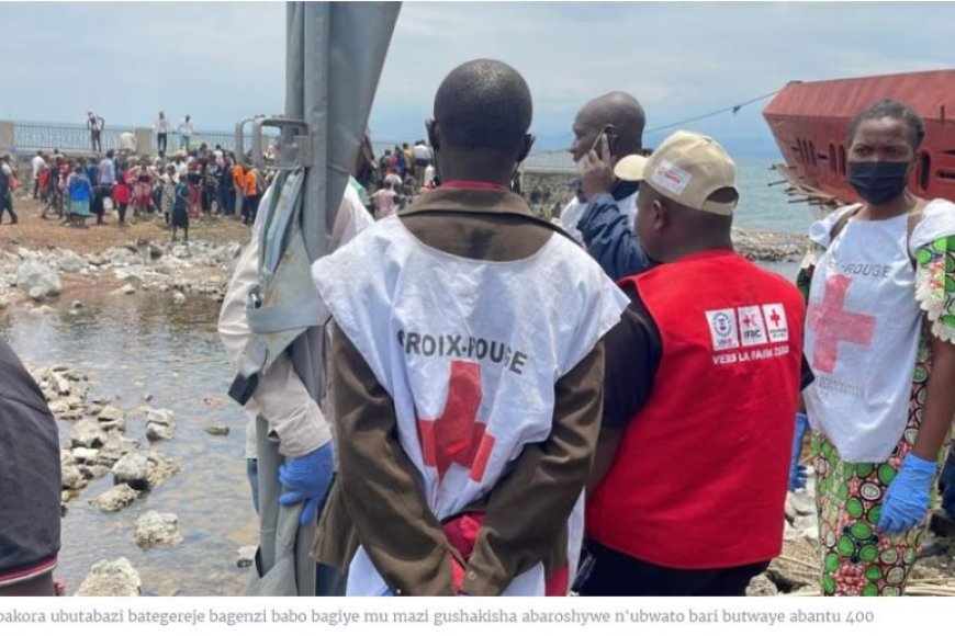 RDC: Abishwe n'impanuka y'ubwato bamaze kuba 400