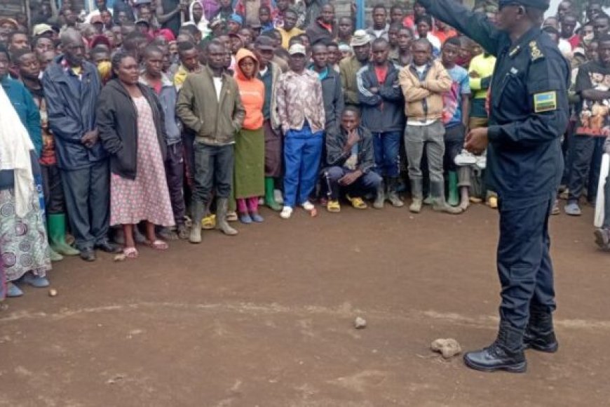 Rubavu: Polisi yarashe umwana w'umunyeshuri warugiye ku ishuri abaturage bahangana na yo