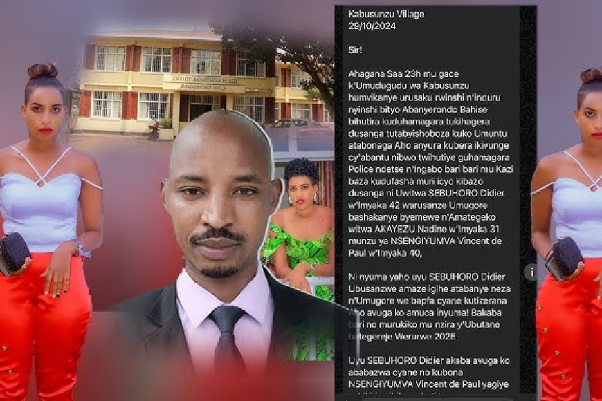 Rusizi Gitifu w'Umurenge yatawe muri yombi azira gusambanya umugore w'abandi