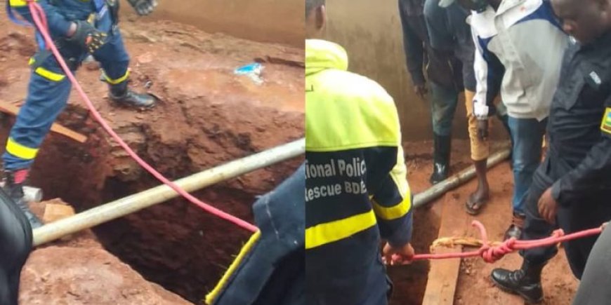 Rusizi: Umugabo utaramenyekana imyirondoro ye yagwiriwe n’umwobo wa metero 14 yacukuraga