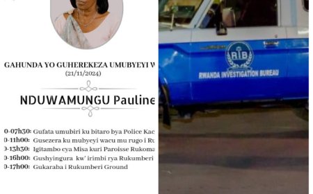 RIB yataye muri yombi ukekwaho kwica Nduwamungu Pauline w’i Rukumberi