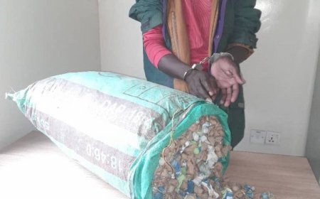 Rubavu: yafatanywe udupfunyika tw’urumogi ibihumbi 5000