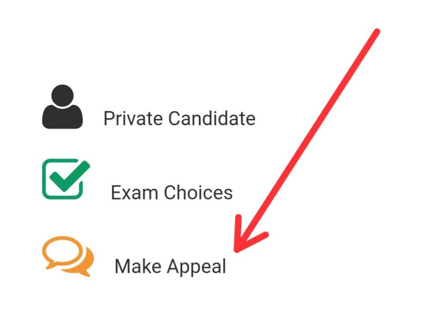 Process for Submitting a Marks Appeal for Private Candidates and other Candidates who attended national examination for the 2023/2024