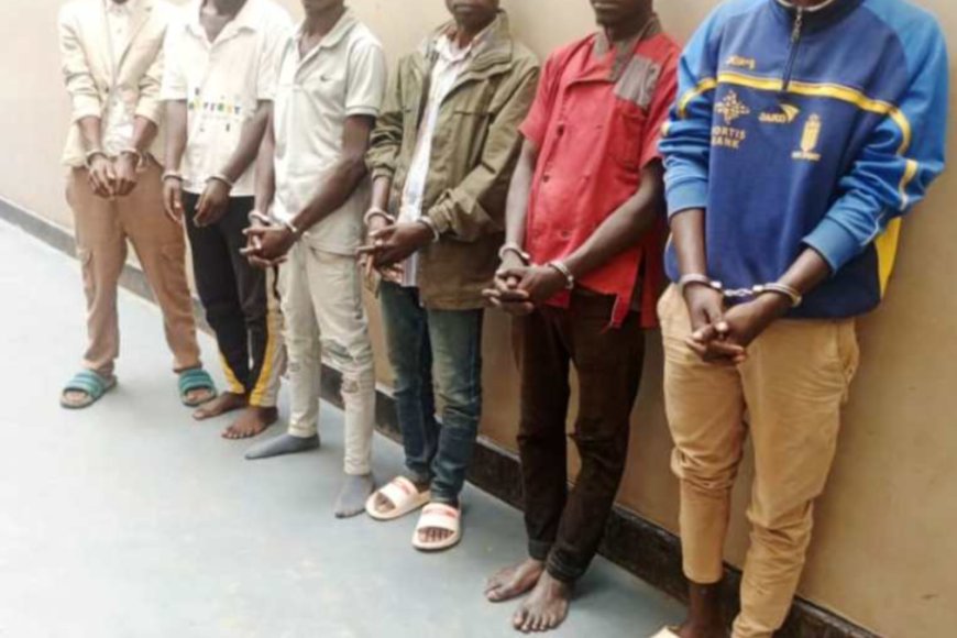 Huye: Dore Batandatu batawe muri yombi  bakekwaho ubujura bw'ingutu  muri Tumba na Ngoma