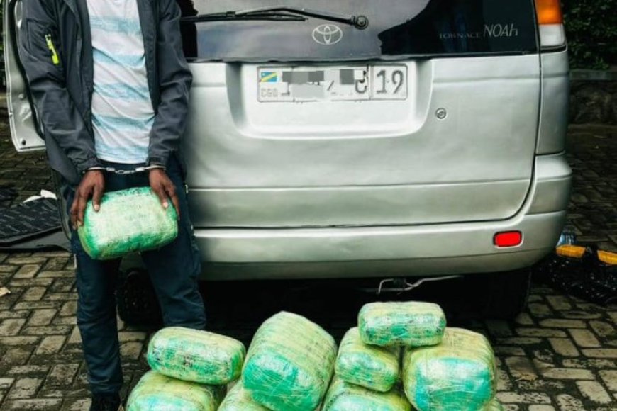 Rubavu: Yafatanywe ibilo 57 by’urumogi yari akuye DRC