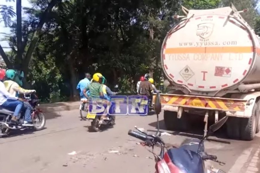 Kigali: Umugenzi yasunikiye umumotari mu ikamyo ihita imwica