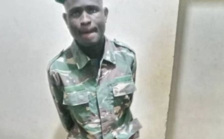 Yahawe igihano giteye ubwoba nyuma yo kwambara imyenda yagisirikare agirango yemeze inkumi bakundana