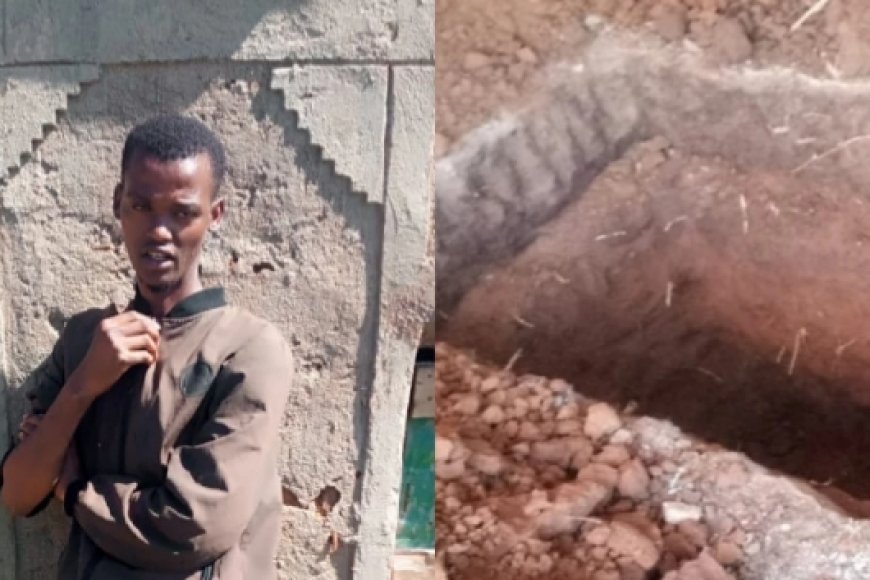 Umugabo yicukuriye imva asoje atumira inshuti ze ndetse nabo mu muryango we kuzaza kumushyingura