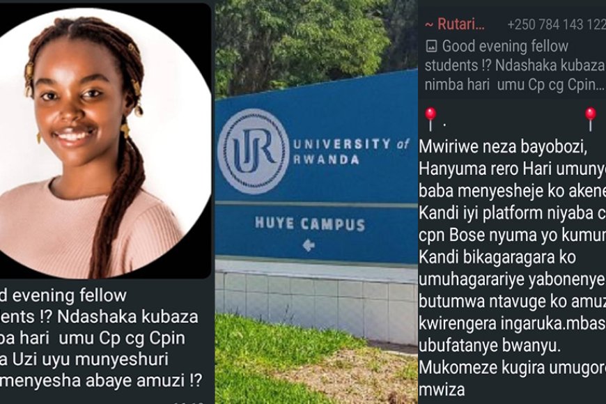 Biravugwa ko umunyeshuri wabajije ikibazo cya 'Internet' muri Kaminuza ya UR ari guhigwa bukware!