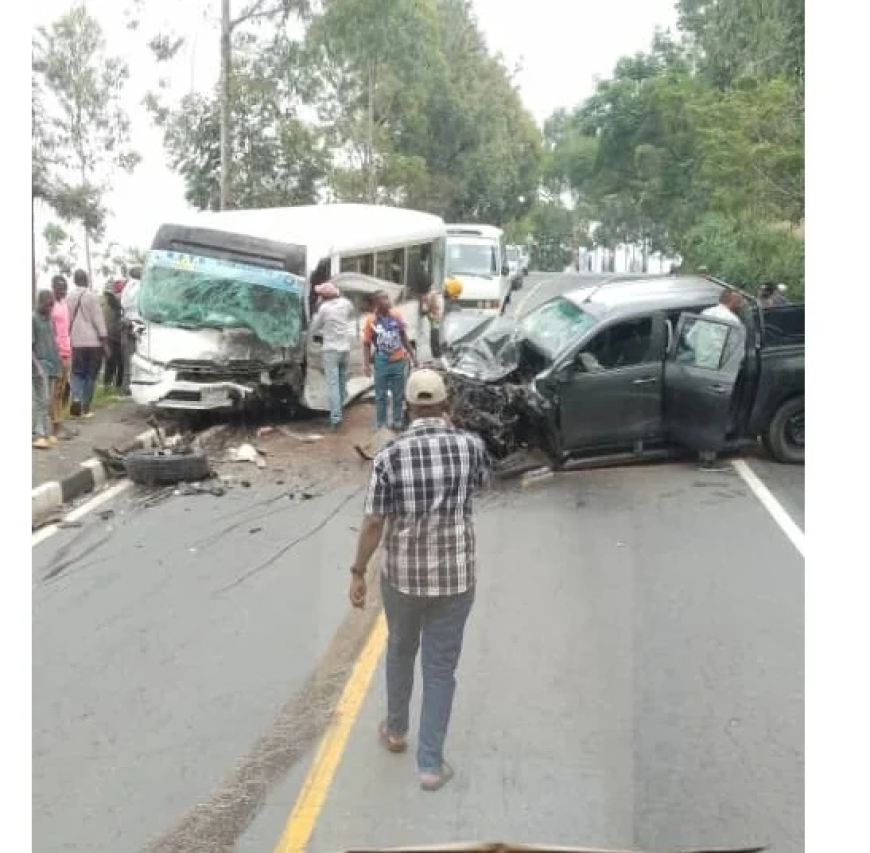 Kamonyi: Habaye impanuka ikomeye hakomereka bikomeye abantu 3 abandi 8 bakomereka byoroheje