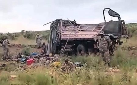 Byagenze bite ngo abasirikare 2 ba Afurika Yepfo bapfe naho 17 bakomereke