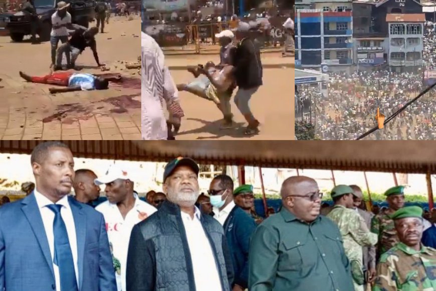 Abambari ba DRC barashe ibisasu mu baturage bari bitabiriye inama y’ihuriro AFC/M23 mu mujyi wa Bukavu