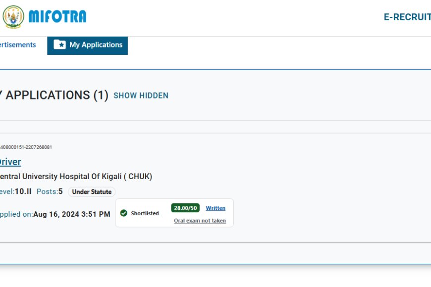 MIFOTRA: Abasaba akazi muri Leta bongereweho ikindi kizame cy'akazi