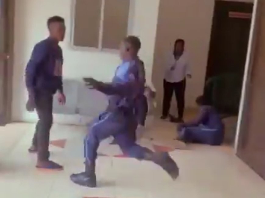 Kigali: Umunyeshuri w’umunyamahanga wigize Rambo ku basekirite, biravugwa ko agiye koherezwa iwabo!