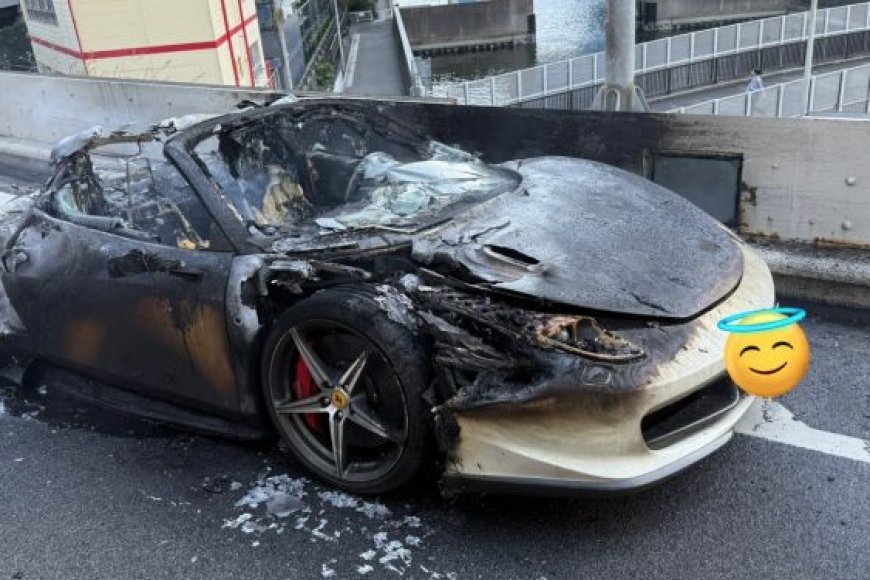 Umugabo wo mu Buyapani wari umaze imyaka icumi akora azigama ashaka kugura imodoka y'inzozi ze yaguze imodoka ya Ferrari ishya atarayimarana n'isaha