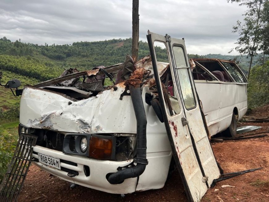 Huye: Impanuka y’imodoka yakomerekeje abagenzi benshi ndetse ihitana umushoferi