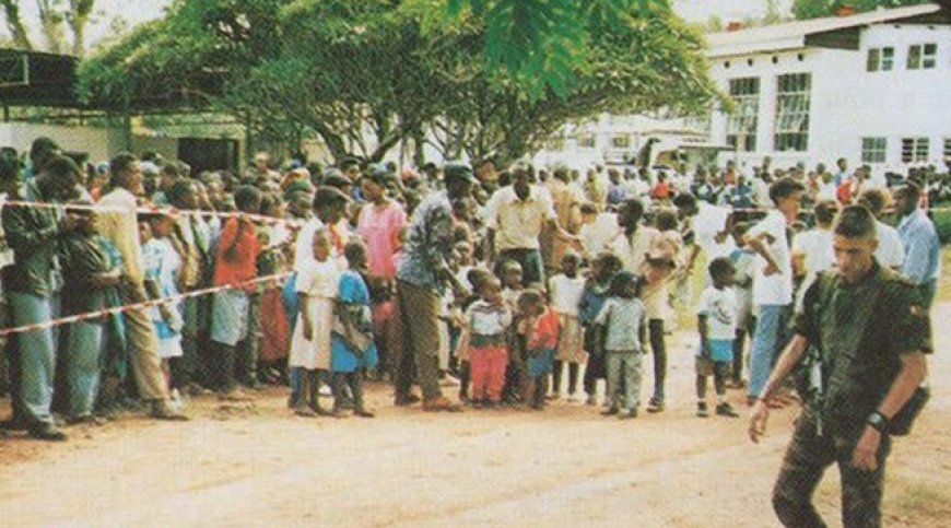 Abarokokeye Eto Kicukiro berekana uruhare rutaziguye rw'u Bubiligi muri Jenoside yakorewe Abatutsi