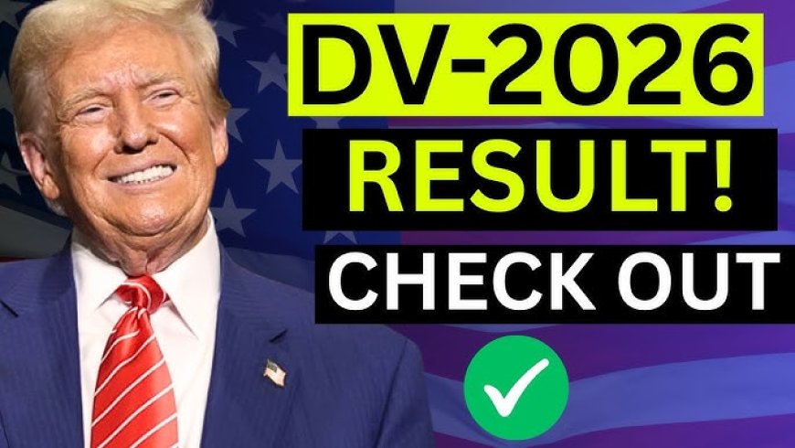 How to check green card results DV Lottery 2026