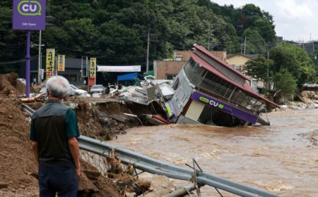 Koreya y’Epfo:  14 bahitanwe n’imwuzure n’inkangu