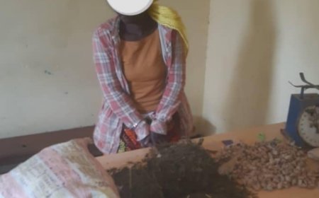 "Umugore Yafatiwe mu Cyuho Acuruza Urumogi i Kigali"