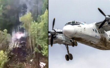 U Burusiya: Indege yari itwaye abantu 49 yakoze impanuka ikomeye, nta n’umwe warokotse