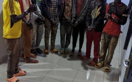 Huye: Polisi yafashe abantu icyenda bibaga abaturage bitwaje intwaro gakondo