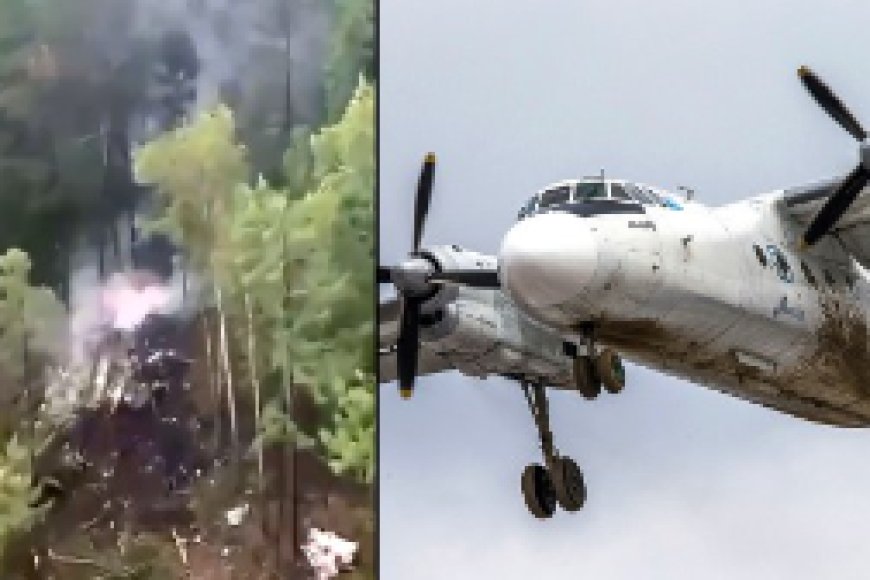 U Burusiya: Indege yari itwaye abantu 49 yakoze impanuka ikomeye, nta n’umwe warokotse